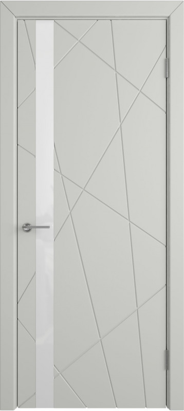 Межкомнатная дверь эмаль Flitta COTTON WHITE GLOSS Межкомнатная дверь эмаль Flitta COTTON WHITE GLOSS