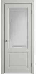 Межкомнатная дверь эмаль Dorren COTTON Crystal Cloud L