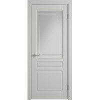 Межкомнатная дверь эмаль Stockholm COTTON crystal-cloud-l