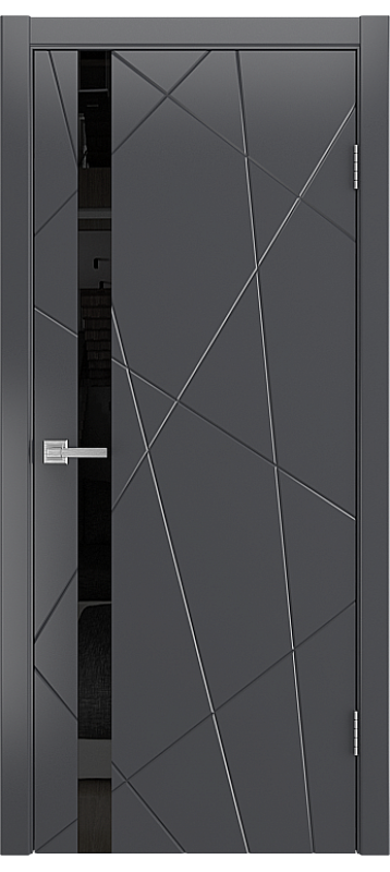 Межкомнатная дверь эмаль Flitta графит BLACK GLOSS Межкомнатная дверь эмаль Flitta графит BLACK GLOSS