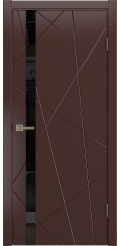 Межкомнатная дверь эмаль Flitta шоколад BLACK GLOSS