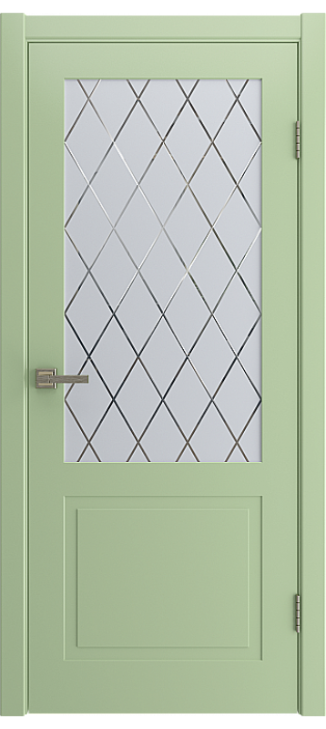 Межкомнатная дверь эмаль FLAT 2 | Pistachio | WHITE CLOUD Межкомнатная дверь эмаль FLAT 2 | Pistachio | WHITE CLOUD