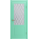 Межкомнатная дверь эмаль FLAT 2 | Turquoise | WHITE CLOUD
