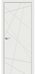 Межкомнатная дверь винил Граффити-5, цвет: Super White