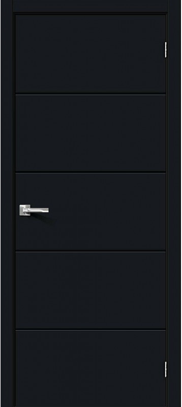 Межкомнатная дверь винил Граффити-1, цвет: Total Black